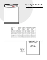 Frigidaire FDB1200RG Parts Catalog preview