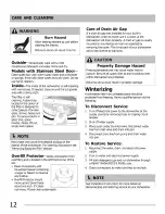 Preview for 12 page of Frigidaire FDB1450CHB4A Use & Care Manual