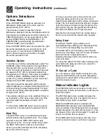 Preview for 6 page of Frigidaire FDB1500LFS0 Use And Care Manual