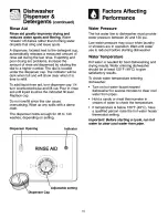 Preview for 10 page of Frigidaire FDB210LCS0 Use & Care Manual