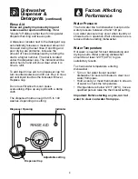 Preview for 9 page of Frigidaire FDB221 Use & Care Manual