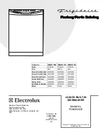 Frigidaire FDB2830CE Factory Parts Catalog preview