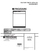 Frigidaire FDB435RF Factory Parts Catalog preview