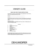 Preview for 1 page of Frigidaire FDB50R1 Owner'S Manual