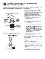 Предварительный просмотр 11 страницы Frigidaire FDB635RFS6 Use & Care Manual