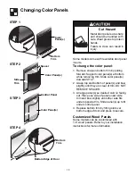 Предварительный просмотр 13 страницы Frigidaire FDB635RFS6 Use & Care Manual