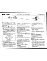 Предварительный просмотр 1 страницы Frigidaire FDB664RB Operating Instructions