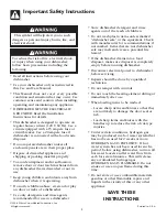 Preview for 2 page of Frigidaire FDB949GFT2 Use & Care Manual