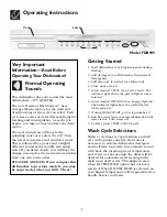 Preview for 4 page of Frigidaire FDB949GFT2 Use & Care Manual