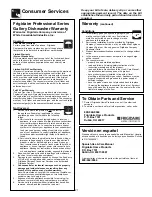 Preview for 21 page of Frigidaire FDB979GFW2 Use & Care Manual