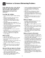 Preview for 19 page of Frigidaire FDB989GFW2 Use & Care Manual