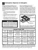 Preview for 12 page of Frigidaire FDBB2865FC0 Use & Care Manual