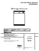 Preview for 1 page of Frigidaire FDBC24BA Factory Parts Catalog