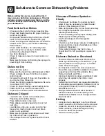 Preview for 9 page of Frigidaire FDBC24BAS3 Use & Care Manual