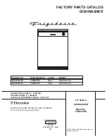 Frigidaire FDBC45BA Factory Parts Catalog preview