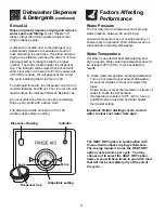 Предварительный просмотр 14 страницы Frigidaire FDBL960BS1 Use And Care Manual