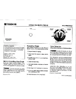 Frigidaire FDE336LE Operating Instructions preview