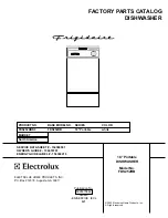 Frigidaire FDS252RB Factory Parts Catalog preview