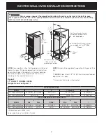 Preview for 2 page of Frigidaire FEB24S2AB - 24" Electric Wall Oven Installation Instructions Manual