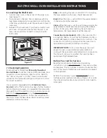 Preview for 8 page of Frigidaire FEB24S2AB - 24" Electric Wall Oven Installation Instructions Manual