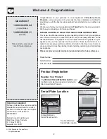 Предварительный просмотр 2 страницы Frigidaire FEB27S5DC - 27" Single Electric Oven Use And Care Manual