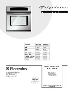 Предварительный просмотр 1 страницы Frigidaire FEB27S5G Parts Catalog