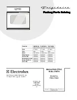 Frigidaire FEB27S6D Factory Parts Catalog предпросмотр