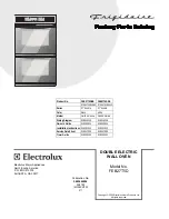 Frigidaire FEB27T5D Parts Catalog preview