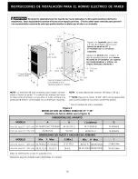 Предварительный просмотр 10 страницы Frigidaire FEB27T6CBA Guide Installation Instructions Manual