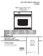 Frigidaire FEB30S5ABB Parts Catalog предпросмотр