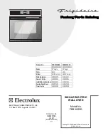 Frigidaire FEB30S5D Factory Parts Catalog предпросмотр