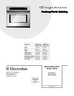 Frigidaire FEB30S5G Parts Catalog preview