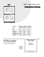 Предварительный просмотр 1 страницы Frigidaire FEB30T6D Factory Parts Catalog