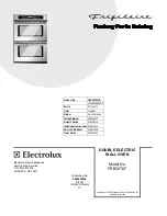 Frigidaire FEB30T6F Factory Parts Catalog предпросмотр