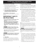 Предварительный просмотр 3 страницы Frigidaire FEB30T7FCB Installation Instructions Manual