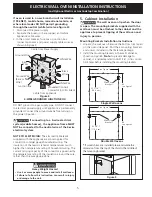 Предварительный просмотр 5 страницы Frigidaire FEB30T7FCB Installation Instructions Manual