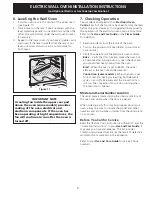 Предварительный просмотр 9 страницы Frigidaire FEB30T7FCB Installation Instructions Manual