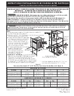 Предварительный просмотр 19 страницы Frigidaire FEB30T7FCB Installation Instructions Manual