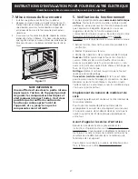 Предварительный просмотр 27 страницы Frigidaire FEB30T7FCB Installation Instructions Manual