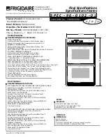 Frigidaire FEB398CES Specifications предпросмотр