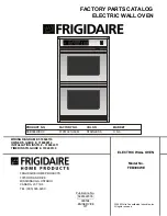 Предварительный просмотр 1 страницы Frigidaire FEB398WE Factory Parts Catalog