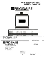 Предварительный просмотр 1 страницы Frigidaire FEB500CE Factory Parts Catalog