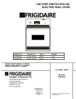 Frigidaire FEB500CEBH Parts Catalog предпросмотр