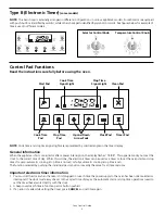 Предварительный просмотр 4 страницы Frigidaire FEB500CESE Control Manual