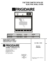 Frigidaire FEB702CE Factory Parts Catalog предпросмотр