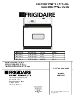 Предварительный просмотр 1 страницы Frigidaire FEB756CE Factory Parts Catalog