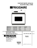 Предварительный просмотр 1 страницы Frigidaire FEB766CJ Factory Parts Catalog