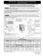 Frigidaire FEB786CEBA Installation Instructions Manual предпросмотр