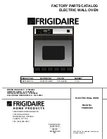 Frigidaire FEB789WC Factory Parts Catalog предпросмотр