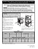 Предварительный просмотр 14 страницы Frigidaire FEB789WCCH Installation Instructions Manual